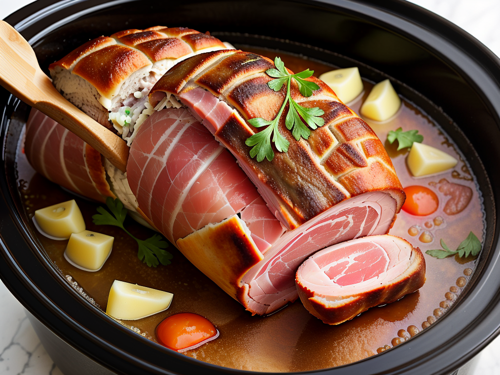 ham hock in a slow cooker
