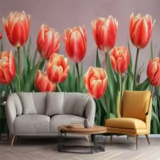 tulips wallpaper aesthetic