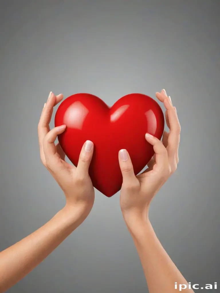 heart hands clipart