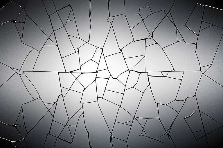 broken glass background