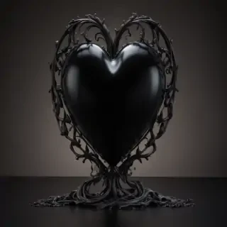 black heart image