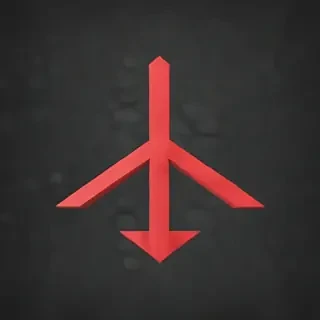 downward arrow