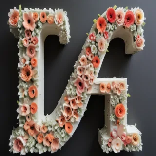 floral letters