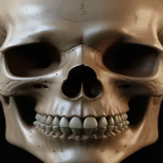 skull face png