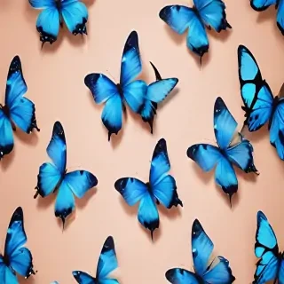 blue butterfly aesthetic