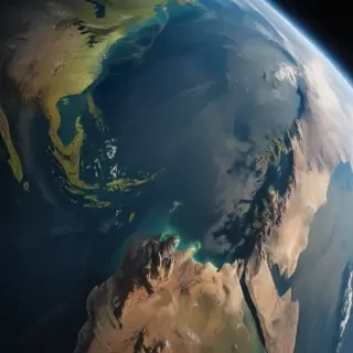earth from space