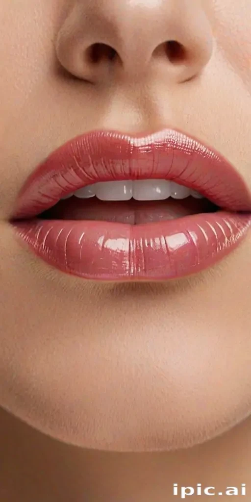 transparent lips