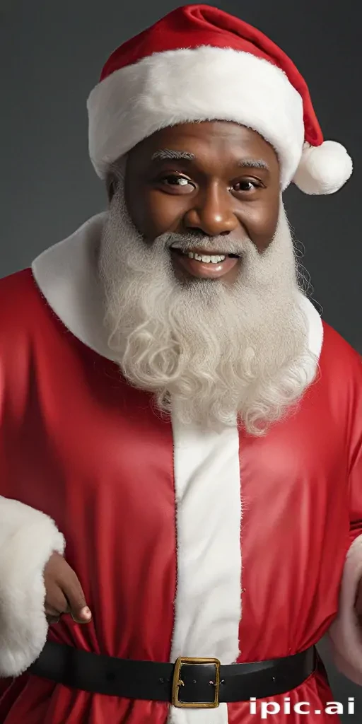 black santa png