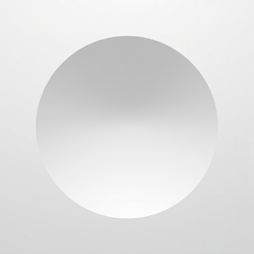 Generate a minimalist design featuring a large dome shape and a small circle beside it, captured from a top-down view using a DSLR camera with a 50mm lens, aperture f/1.8, ISO 100, and a shallow depth of field to enhance clarity and focus on the shapes.
