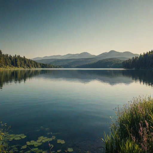 background lake