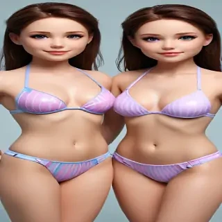 ai little bikini girls