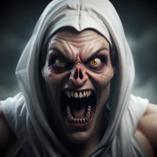 scary face