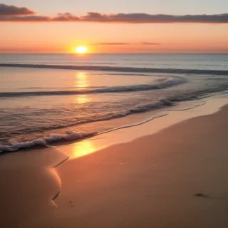 beach background sunset