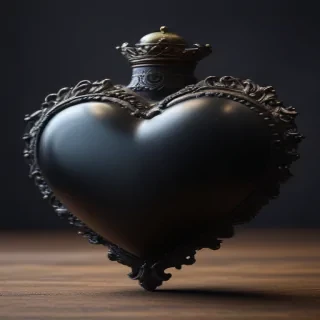 black heart pic
