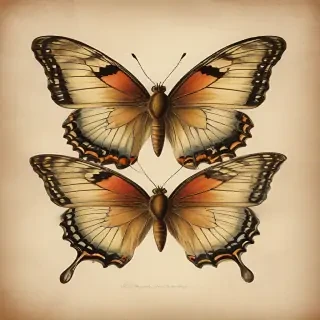 vintage butterfly illustration