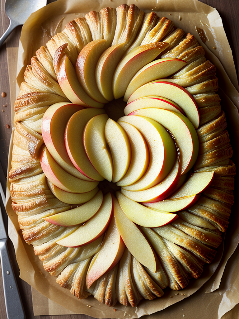upside down apple puff pastry
