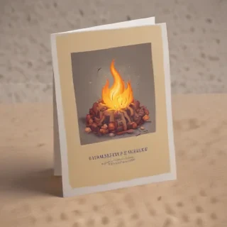 greeting card mockup