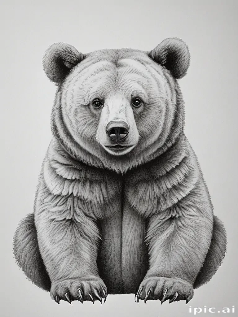 bear pic drawing