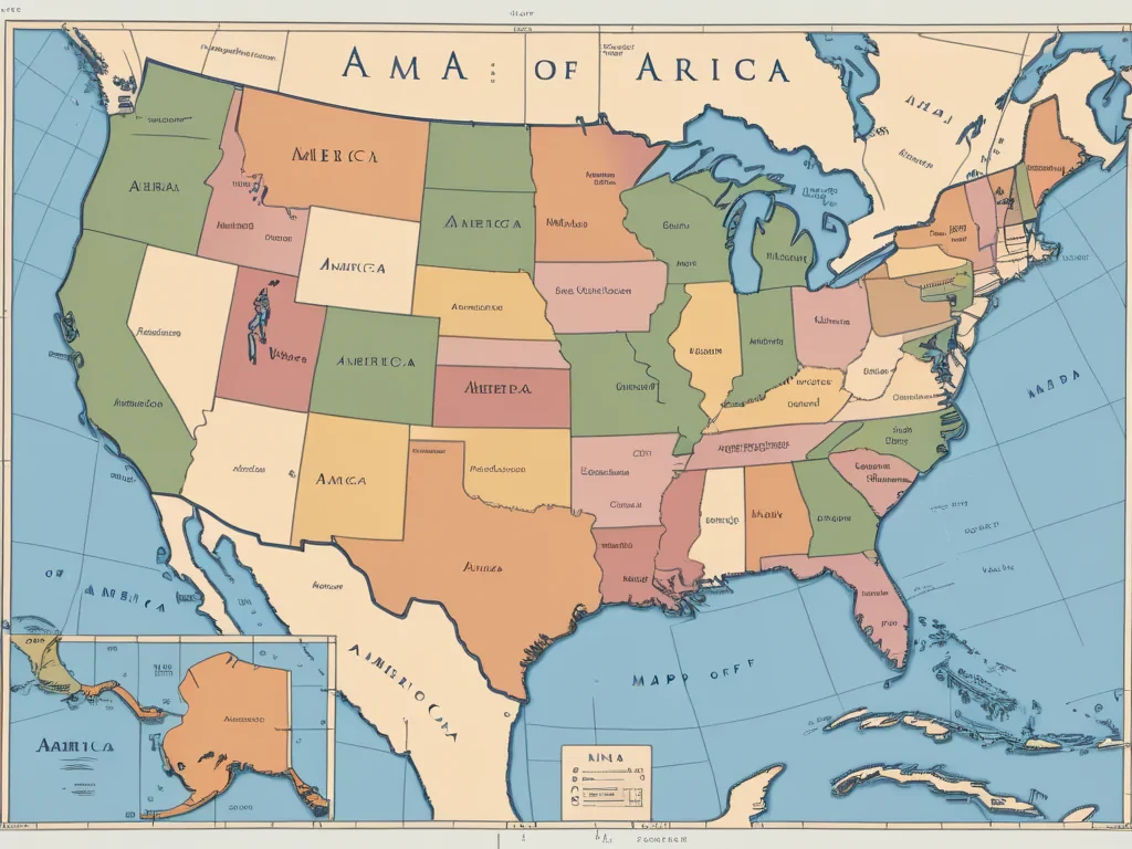 map of america