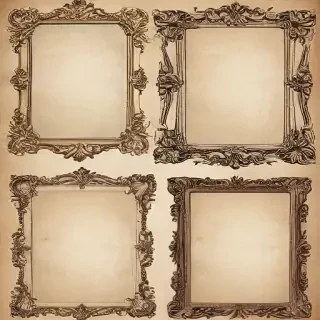 vintage frames png