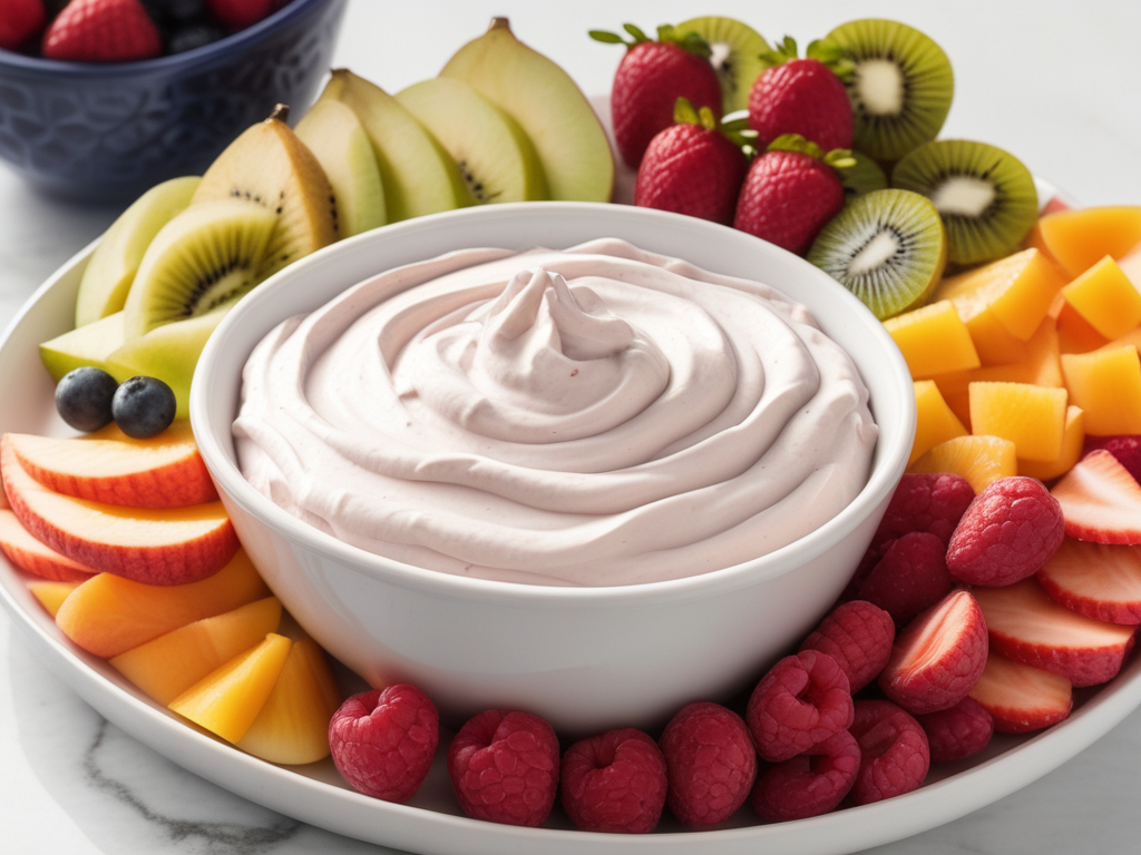 3 ingredient fruit dip with cool whip