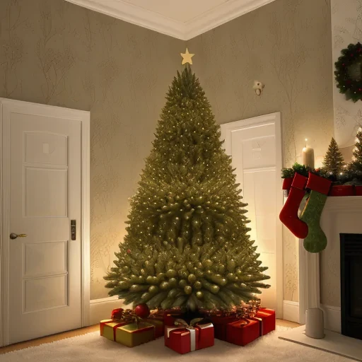 beautiful christmas tree wallpaper