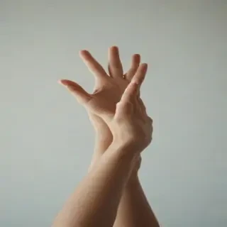 hands reaching