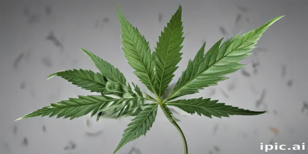 marijuana leaf transparent background
