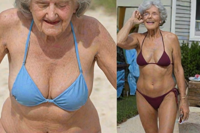 granny micro bikini