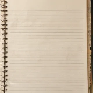 notebook paper image