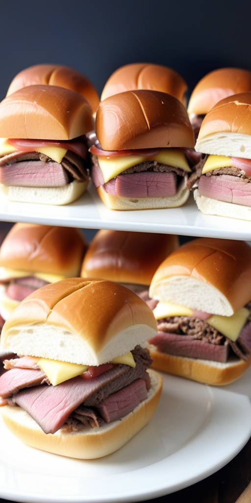 roast beef sliders hawaiian rolls