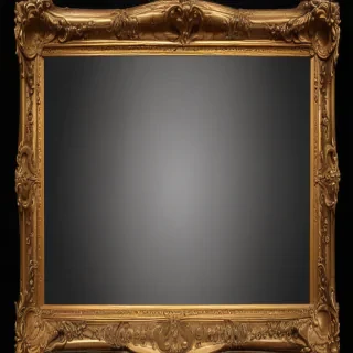 fancy gold frame