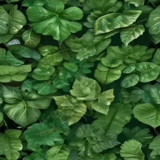 green leaf design