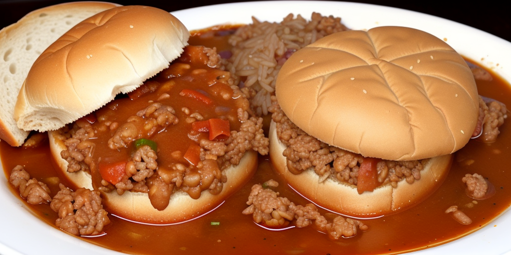 sloppy joe with chicken gumbo