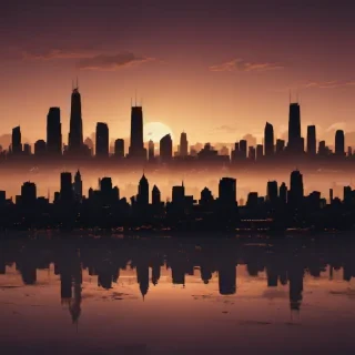 city silhouette png