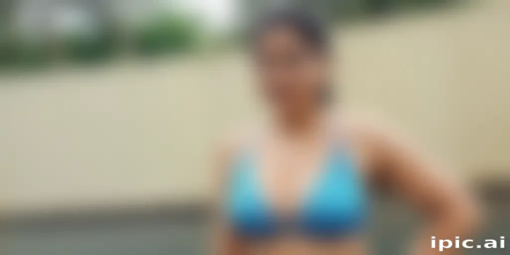 indian aunty in bikini