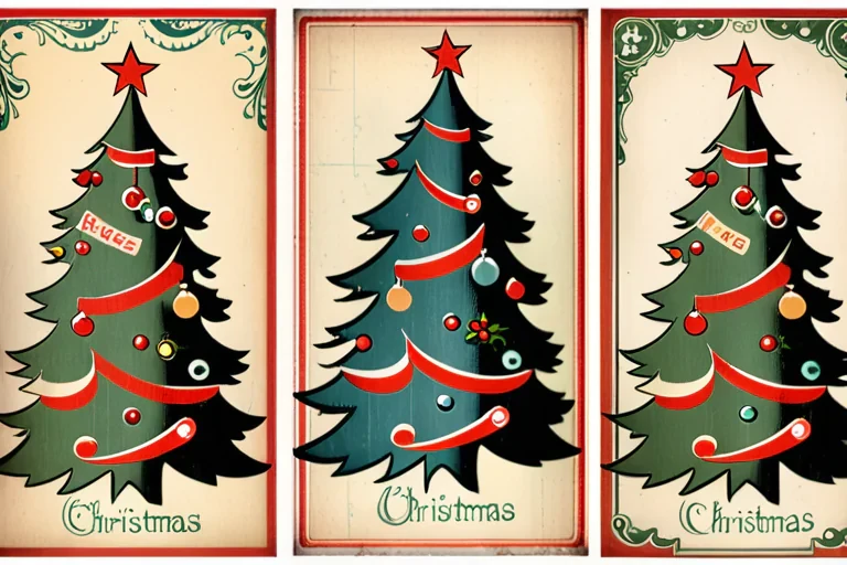vintage christmas printables free
