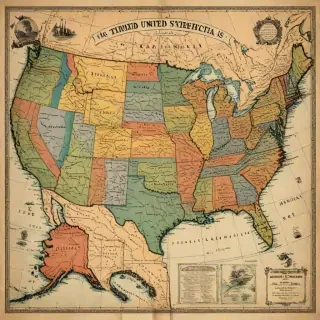 united states map with state names