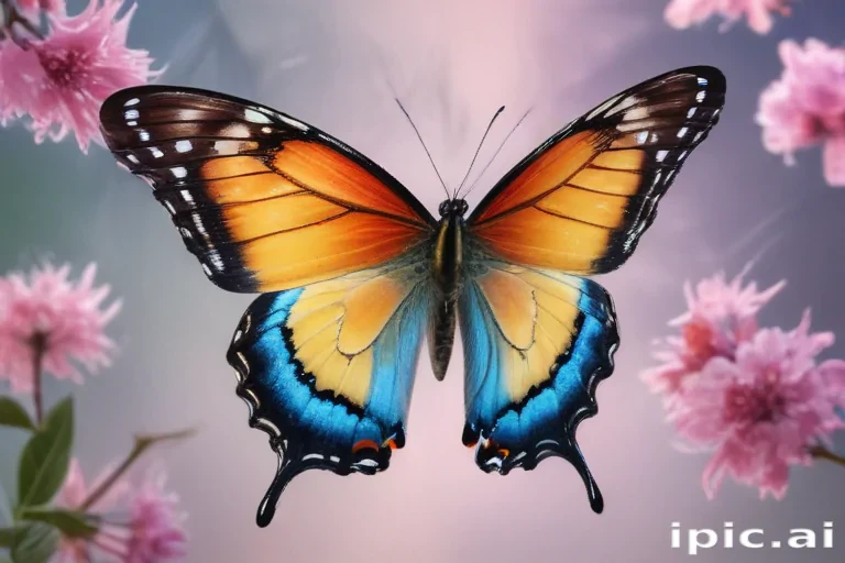 butterflies transparent