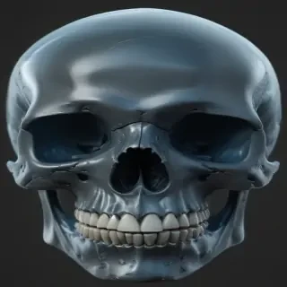 transparent skull png