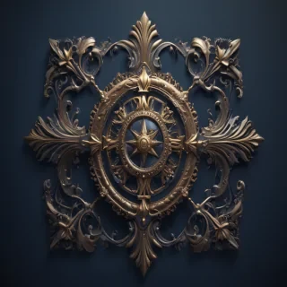 navy background