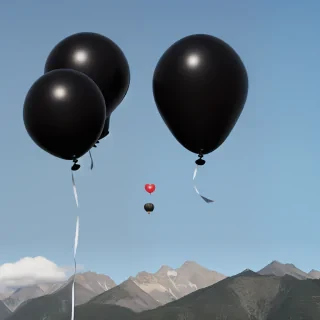 black balloon png