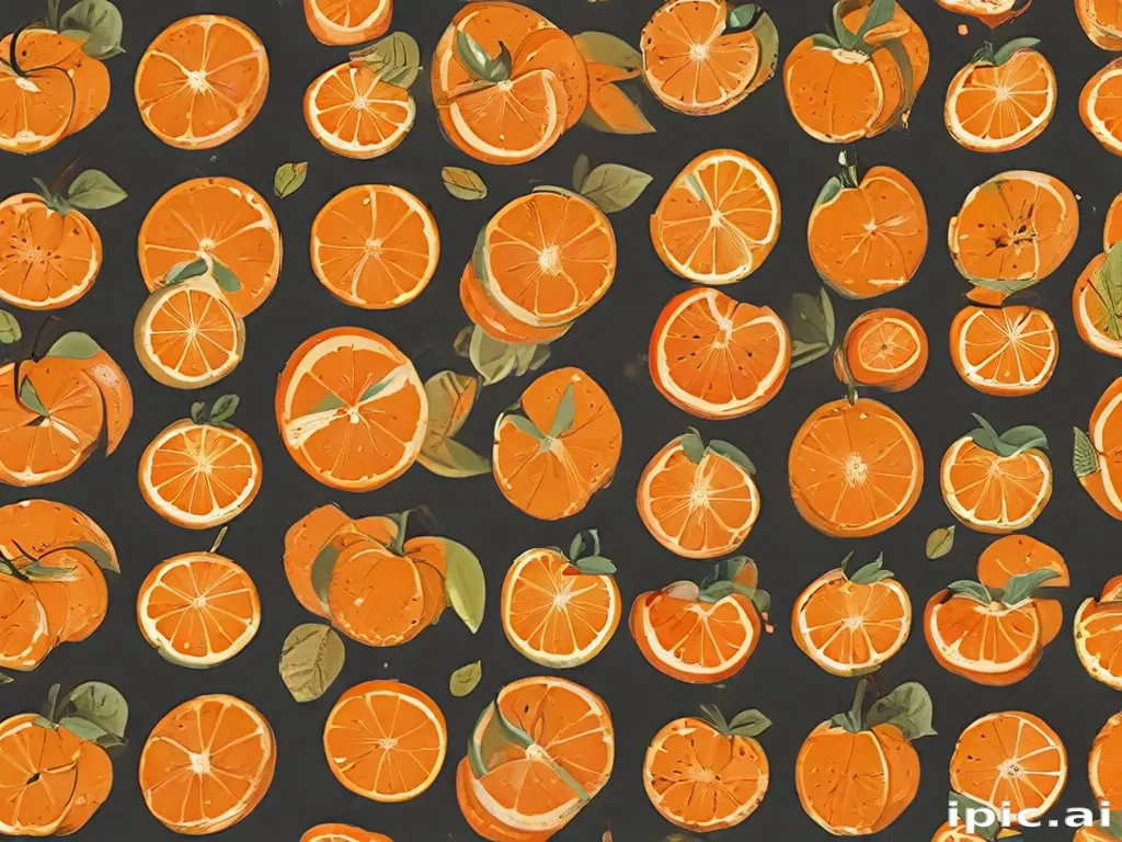 cute orange wallpaper