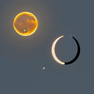 sun and moon