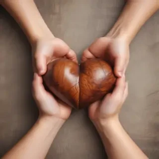 heart hands clipart