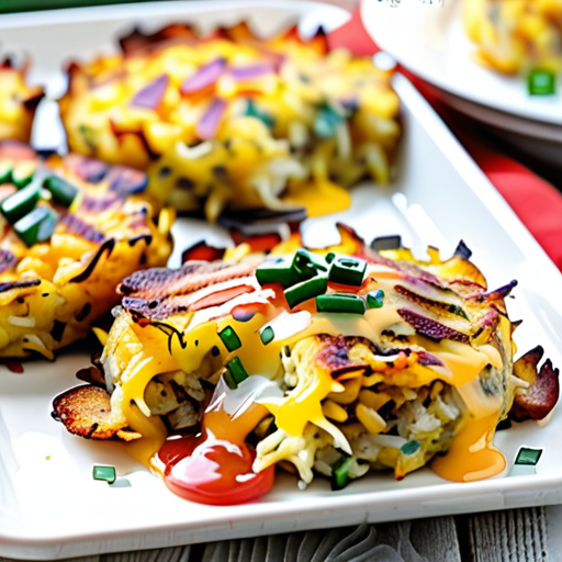 breakfast casserole hash brown patties