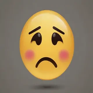 sad emoji transparent
