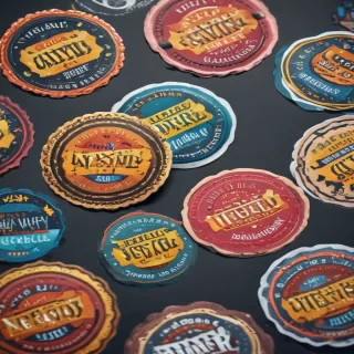 stickers mockup