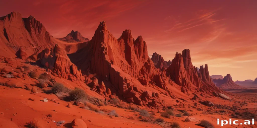 red bg plain