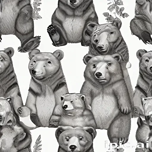drawings of bears